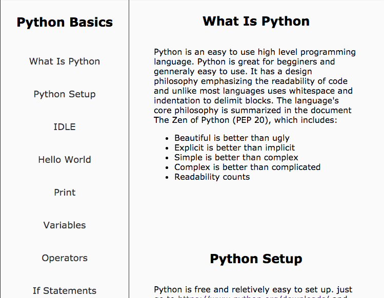 python documentation project image